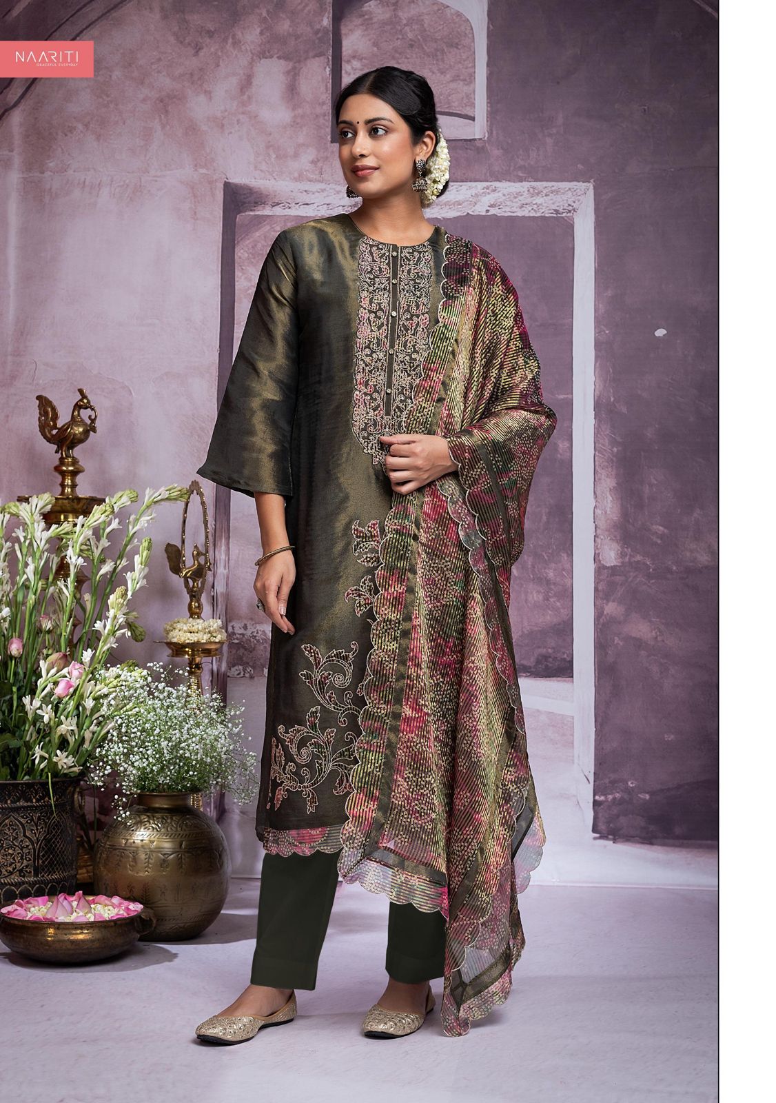 Yasti 2083 Naariti Patchwork Unstitched Suits