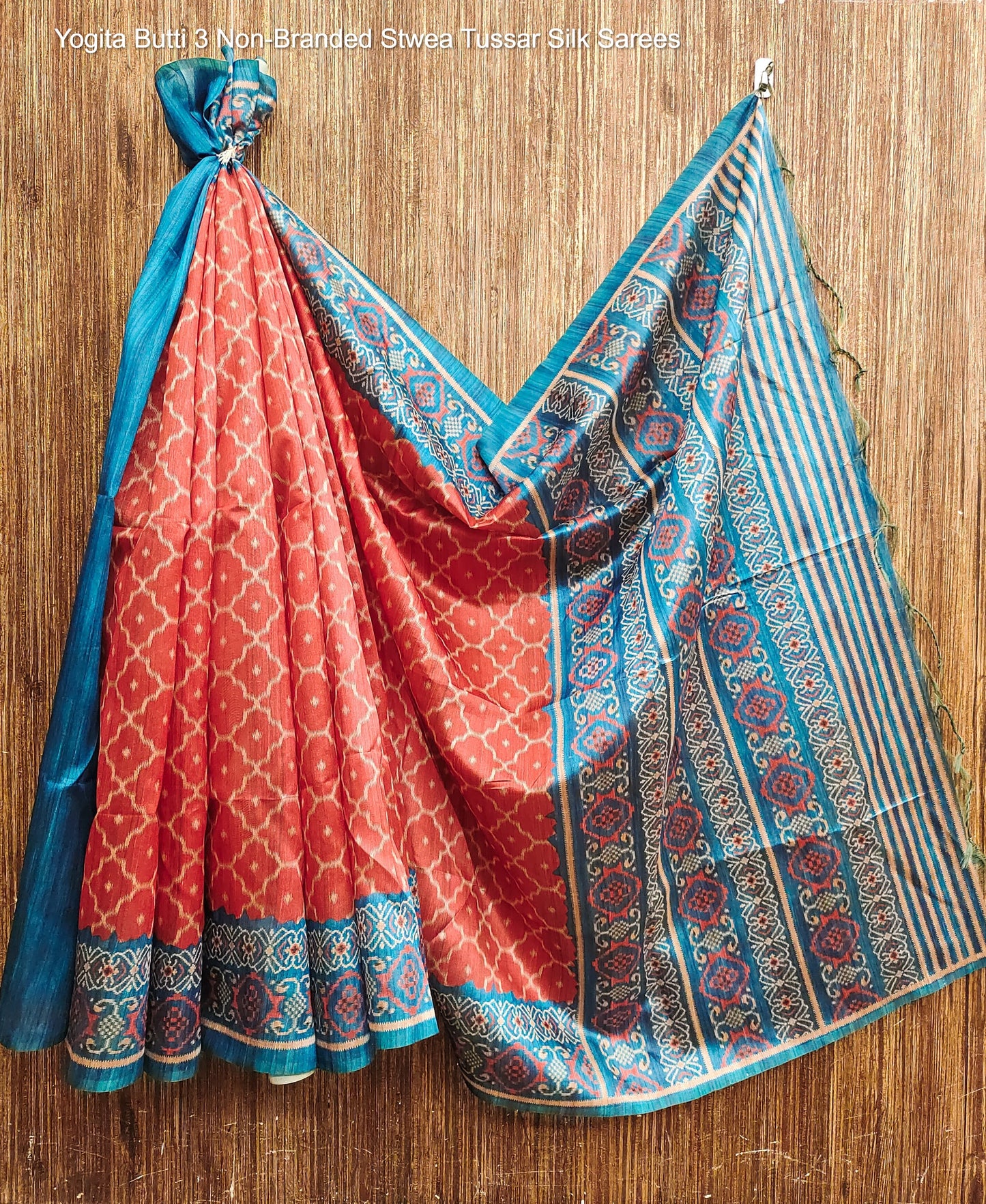 Yogita Butti 3 Non-Branded Stwea Tussar Silk Sarees