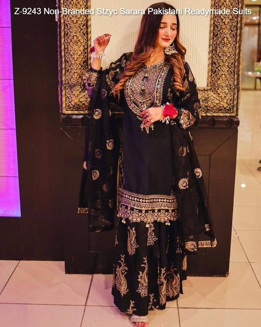 Z-9243 Non-Branded Stzyc Sarara Pakistani Readymade Suits