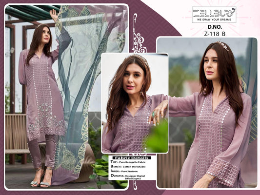 Z 118-B Zellbury Handwork Pakistani Readymade Suits
