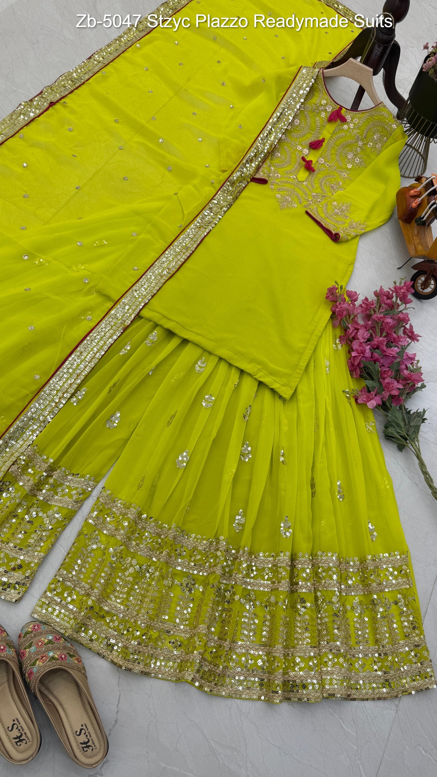 Zb-5047 Stzyc Plazzo Readymade Suits