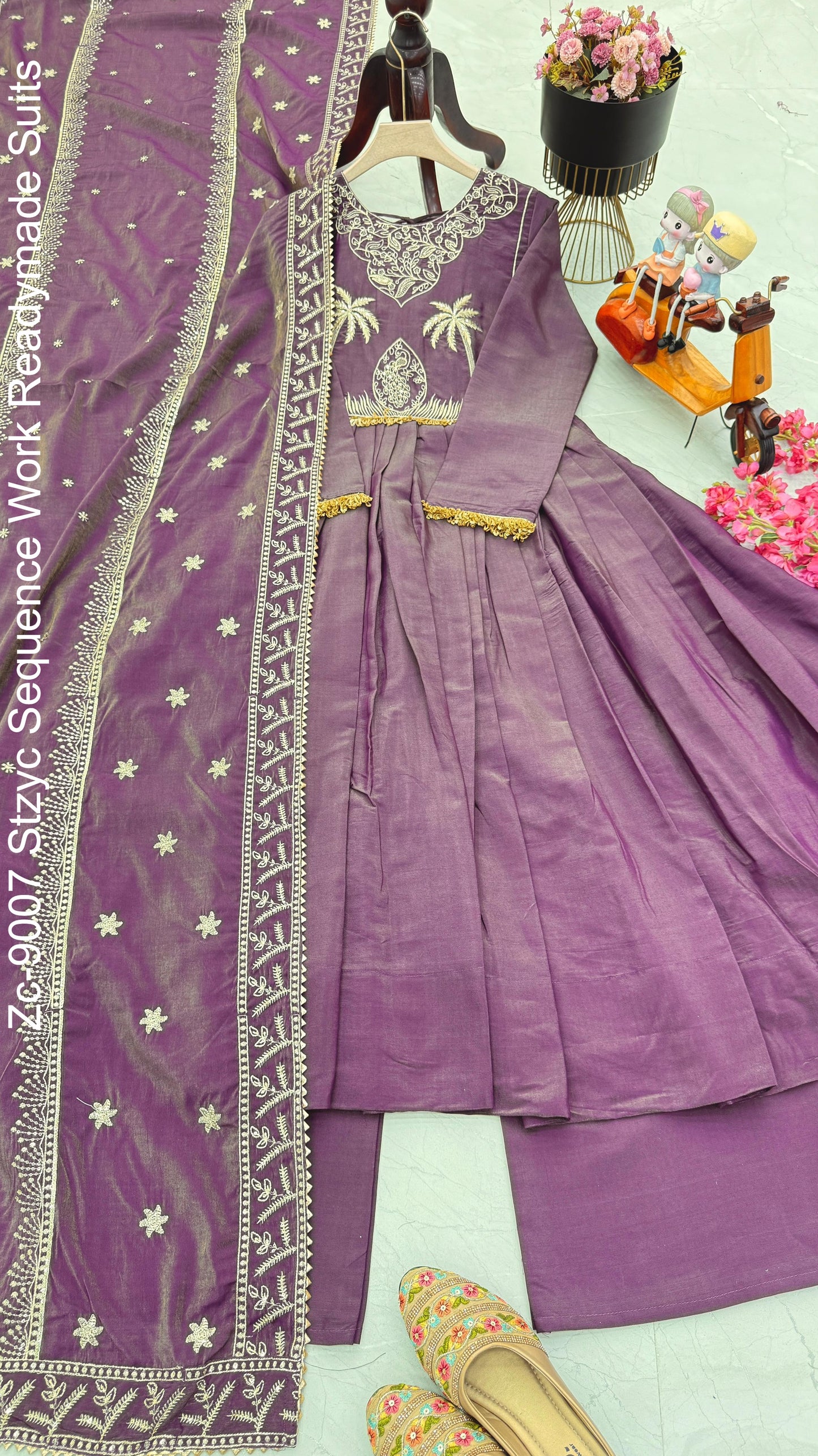 Zc-9007 Stzyc Sequence Work Readymade Suits