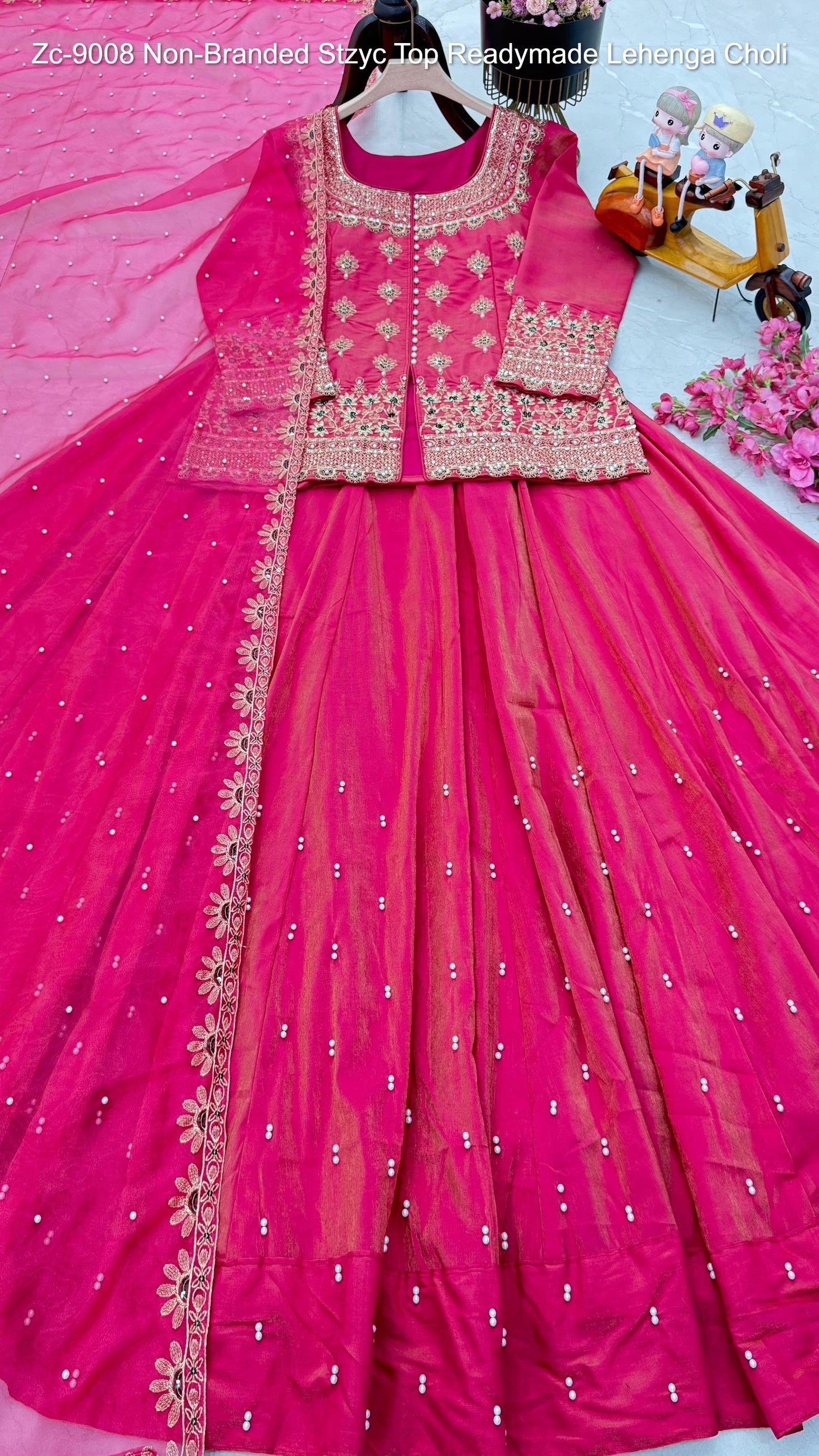 Zc-9008 Non-Branded Stzyc Top Readymade Lehenga Choli