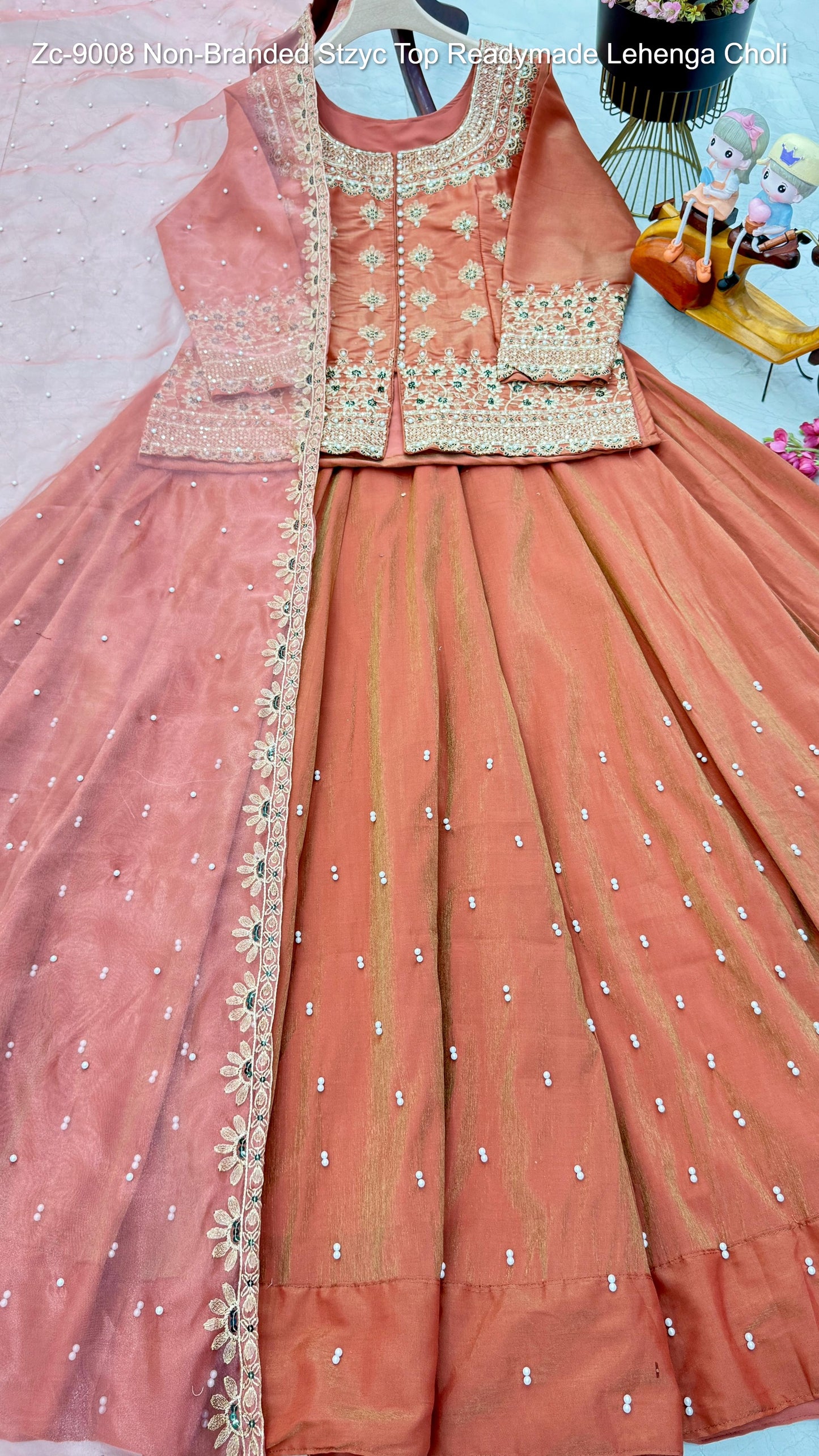 Zc-9008 Non-Branded Stzyc Top Readymade Lehenga Choli