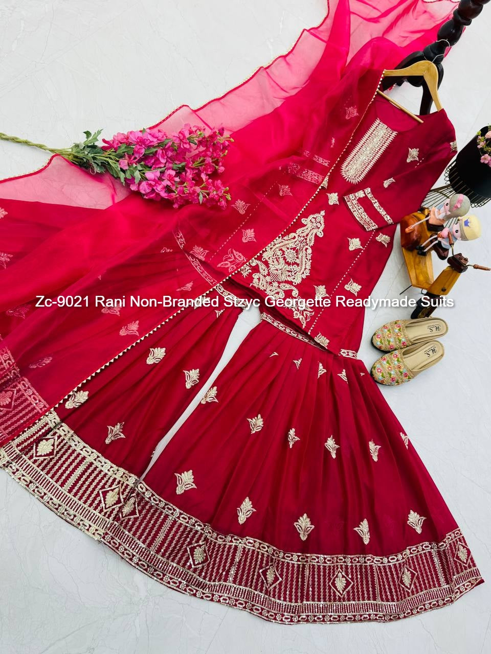Zc-9021 Rani Non-Branded Stzyc Georgette Readymade Suits