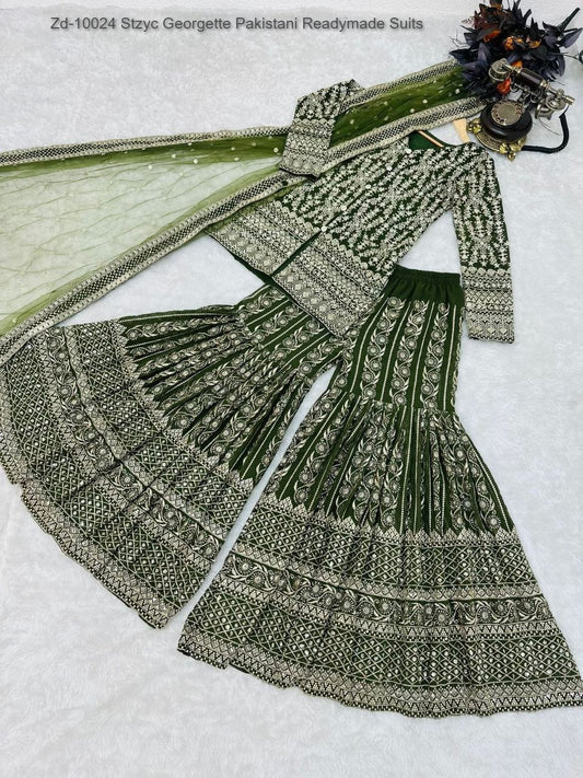Zd-10024 Stzyc Georgette Pakistani Readymade Suits