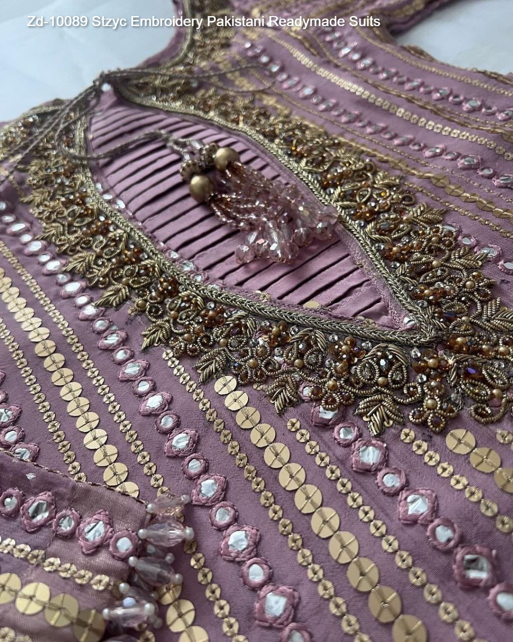 Zd-10089 Stzyc Embroidery Pakistani Readymade Suits