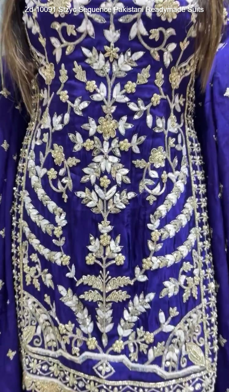 Zd-10091 Stzyc Sequence Pakistani Readymade Suits