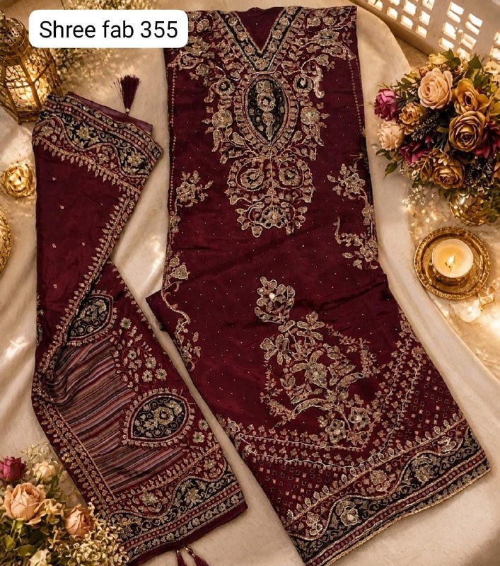 KT - 355 Shree fabs Pakistani Salwar Suit