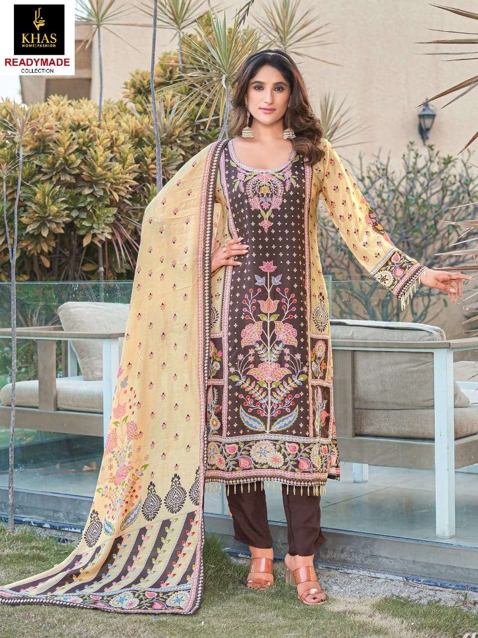 4438 Khas Viscose Muslin Pakistani Readymade Suits
