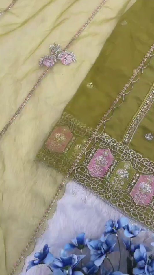 546 Anamsa Roman Silk Pakistani Readymade Suits