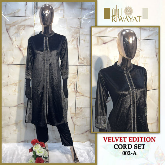 002-A Riwayat Velvet Co Ord Set