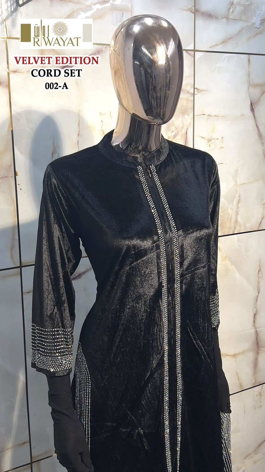 002-A Riwayat Velvet Co Ord Set