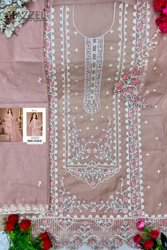 0149 D Hazzel Zarkan Work Pakistani Salwar Suits