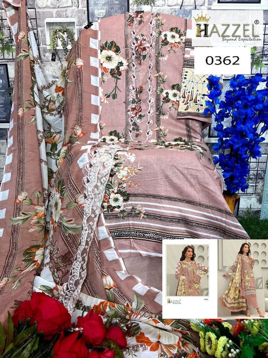 0362 Queens Court Hazzel Embroidery Pakistani Patch Suits