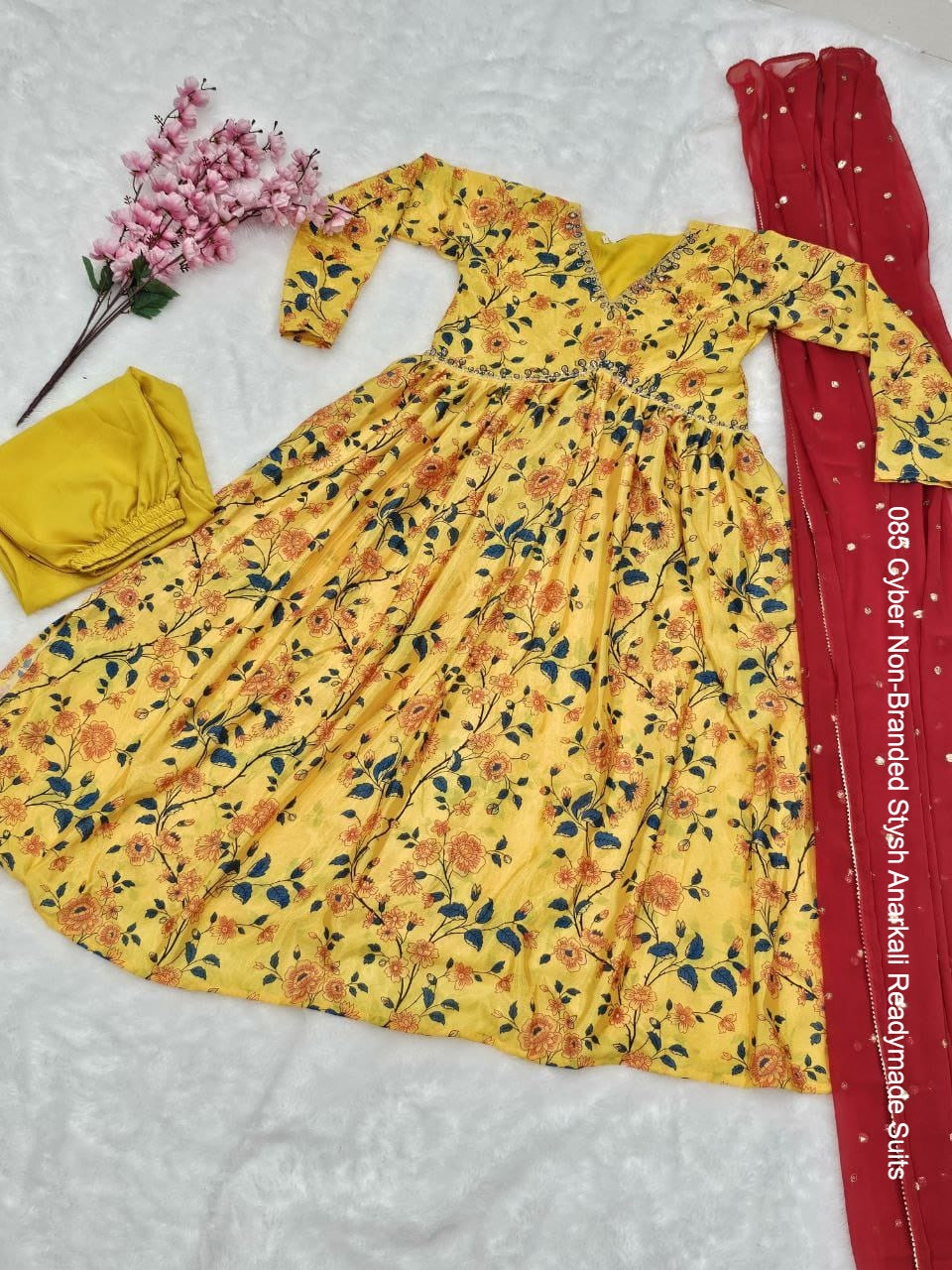 085 Cyber Non-Branded Stysh Anarkali Readymade Suits