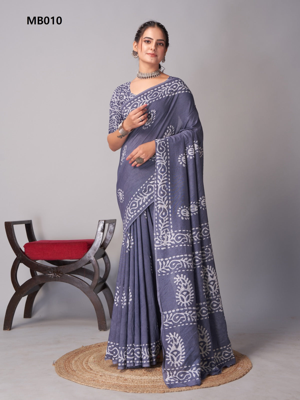 Mb005 To Mb024 Batik Mira Bela Print Sarees