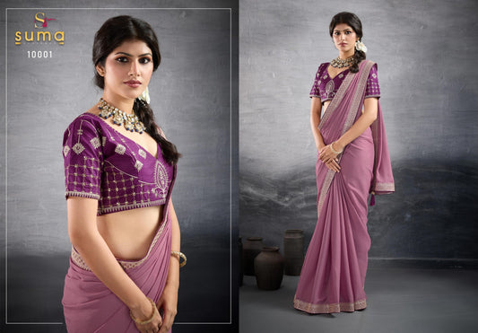 
10001 Mehar Suma Designer Chocolate Sarees

