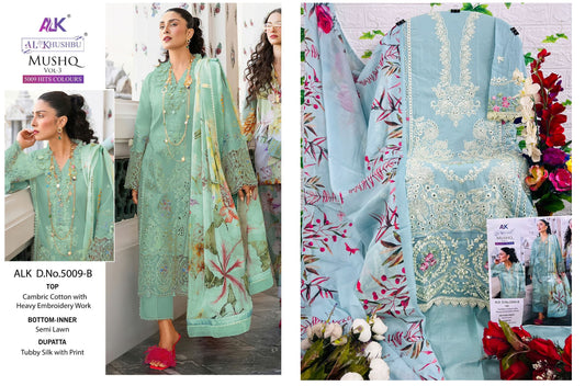 5009-B Mushq Vol 3 Alk Pakistani Salwar Suits