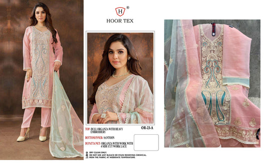 23-A Hoor Tex Pakistani Salwar Suits