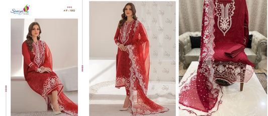 1002 Saniya Trendz Pakistani Salwar Suits
