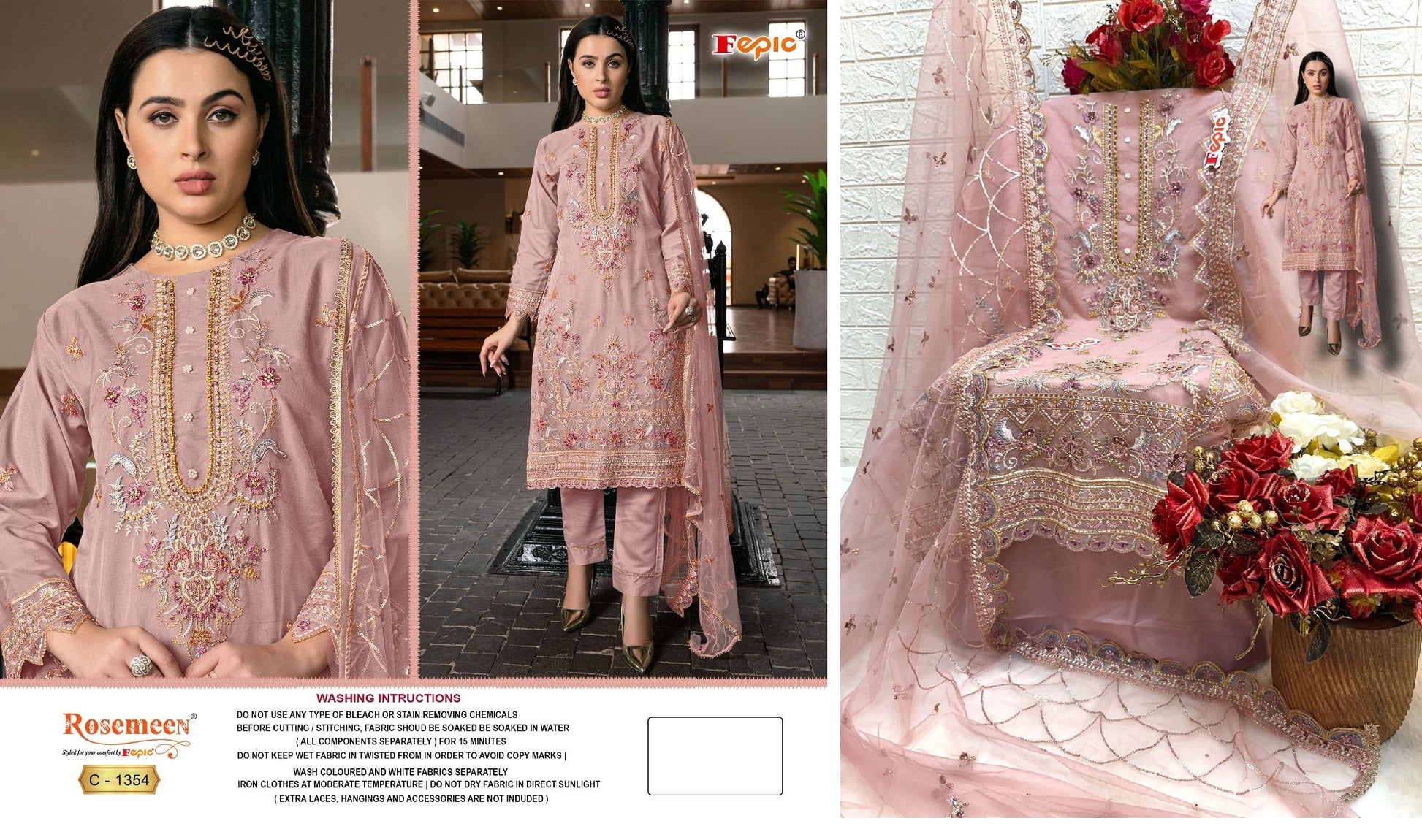 1354 Fepic Pakistani Salwar Suits