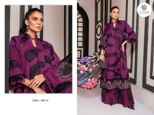 1001A Ezra Pakistani Patch Suits