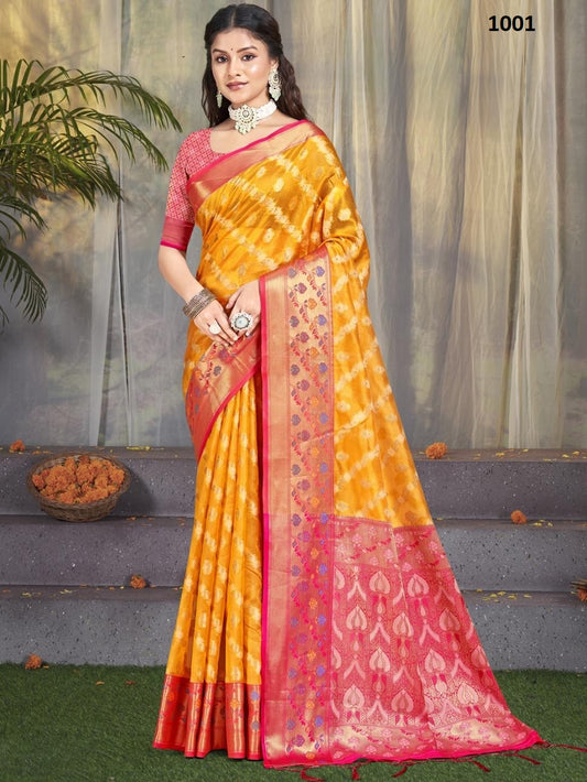 1001 Akshya Bunawat Cotton Sarees