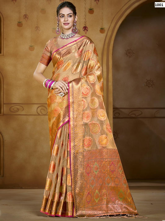 1001 Chandani Vol 3 Bunawat Organza Sarees