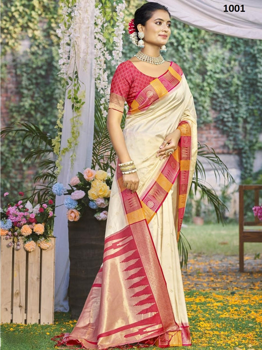 1001 Divya Prabha Bunawat Silk Sarees