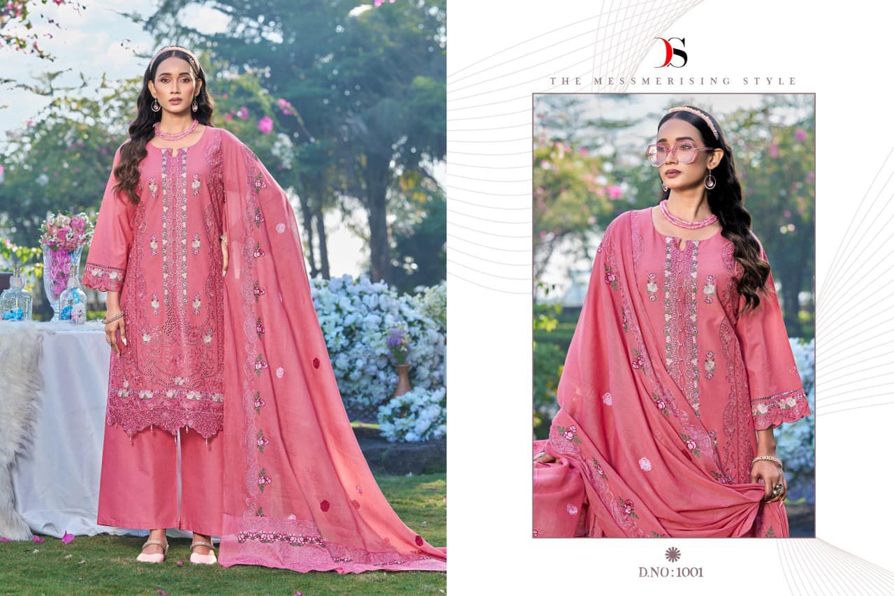 1001 Elaf 5 Deepsy Pure Cotton Pakistani Salwar Suits