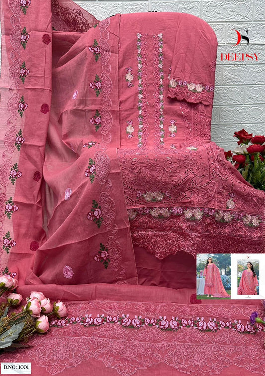 1001 Elaf 5 Deepsy Pure Cotton Pakistani Salwar Suits