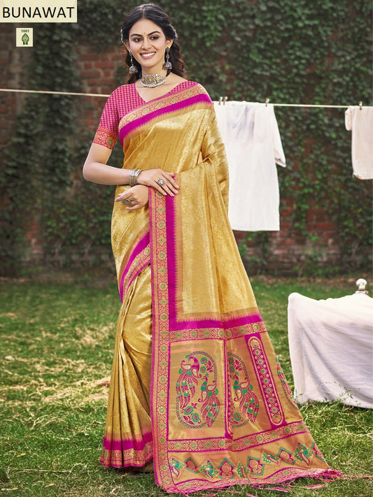 1001 Jardoshi Silk Bunawat Silk Sarees