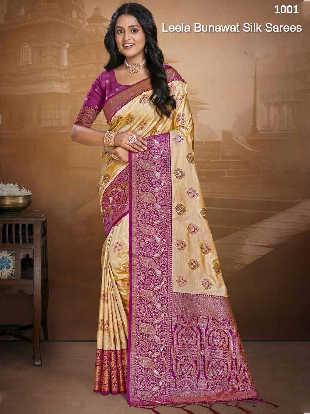 1001 Leela Bunawat Silk Sarees