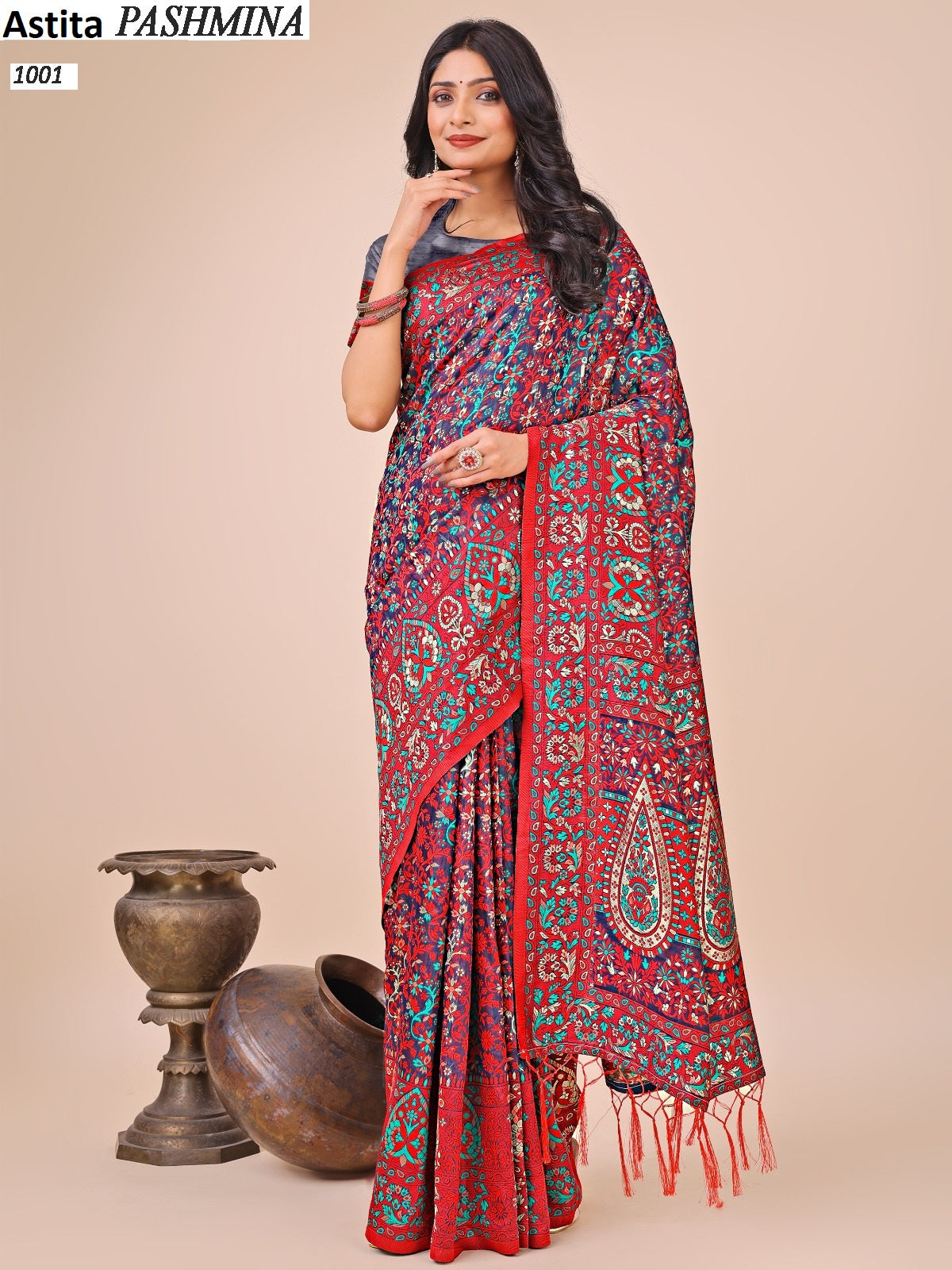 1001 Pashmina Astita Cotton Sarees