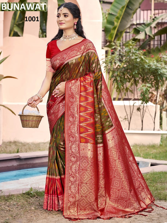 1001 Pochampalli Silk Vol 5 Bunawat Silk Sarees