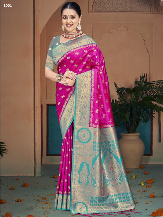 1001 Raas Garba Bunawat Silk Sarees