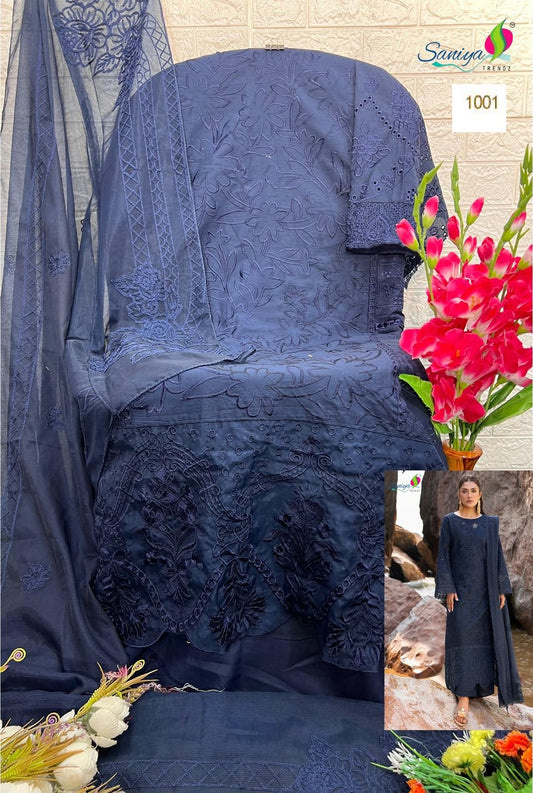 1001 Serene Premium Nx Vol -1 Saniya Trendz Embroidery Pakistani Salwar Suits