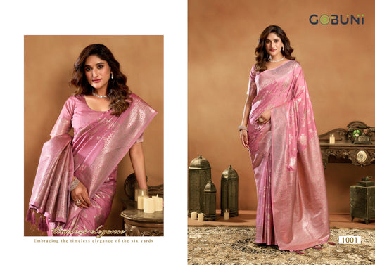 1001 Srivalli Gobuni Silk Sarees