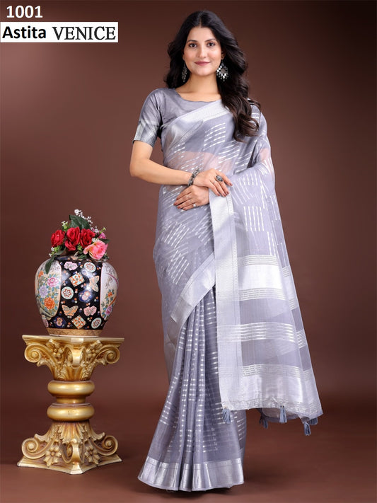 1001 Venice Astita Organza Sarees