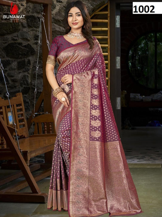 1002 Amritulya Bunawat Silk Sarees
