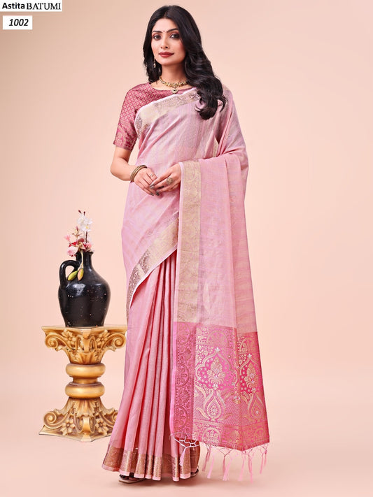 1002 Batumi Astita Organza Sarees