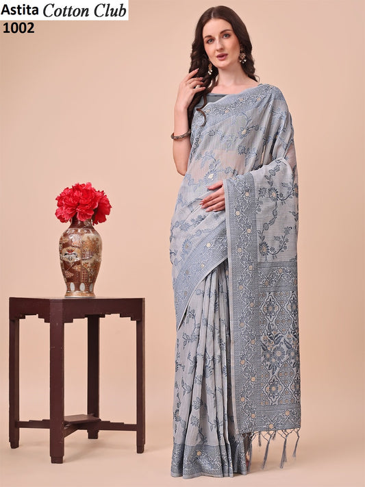 1002 Cotton Club Astita Cotton Sarees