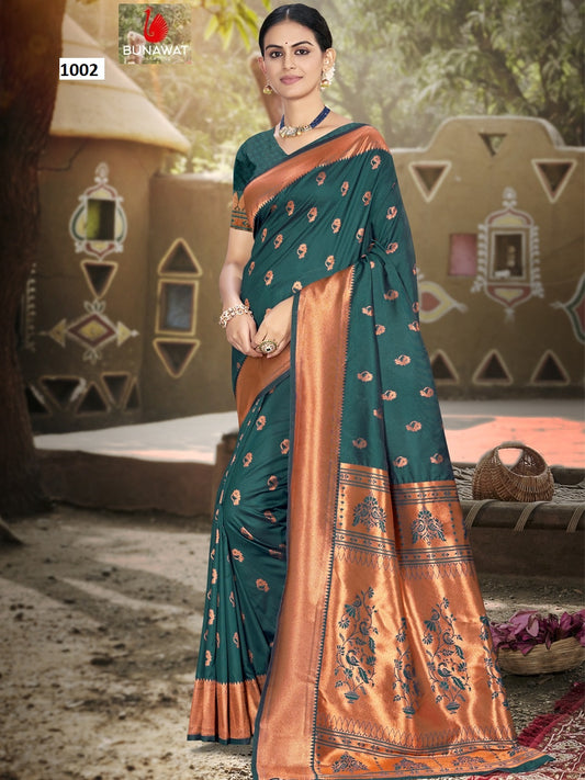 1002 Gautami Silk Bunawat Silk Sarees
