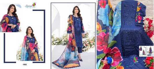 1002 Karma Collection Vol 1 Saniya Trendz Pakistani Salwar Suits