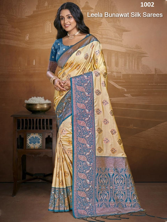 1002 Leela Bunawat Silk Sarees