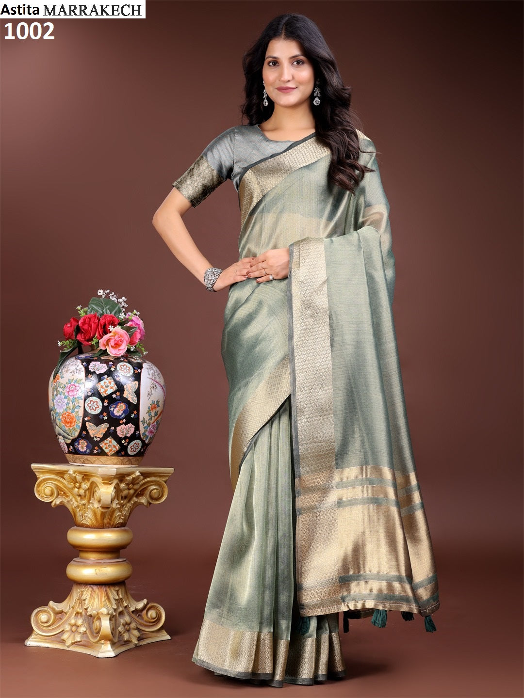 1002 Marrakech Astita Organza Sarees