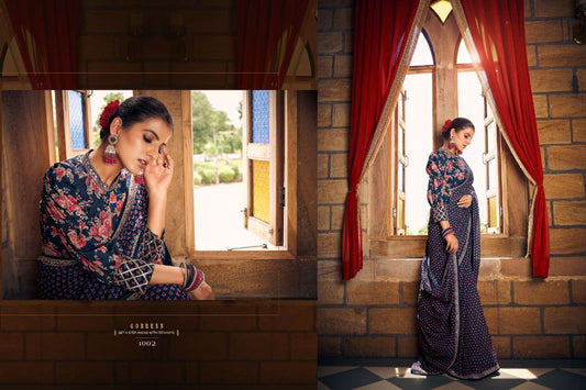 1002 Nayika Vouch Fashion Georgette Sarees