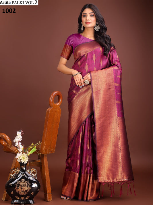 1002 Palki Vol 2 Astita Banarasi Silk Sarees