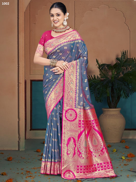 1002 Raas Garba Bunawat Silk Sarees
